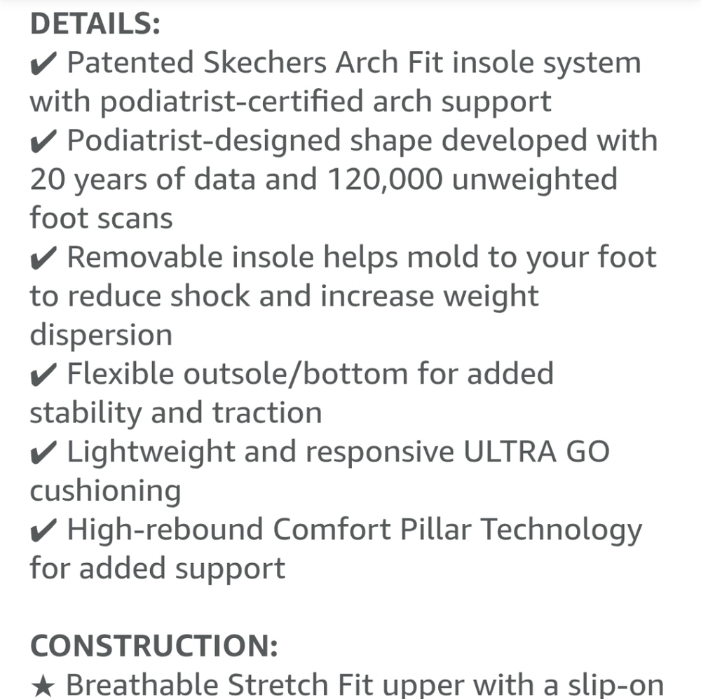 Skechers Men's GOWALK ARCH FIT Stretch Fit Athletic Slip On Casual Loafer👟 - Picture 10 of 11